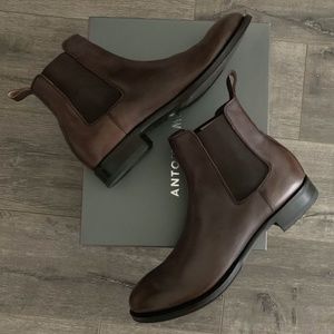 Antonio Maurizi Smooth Leather Chelsea Boot Size 44